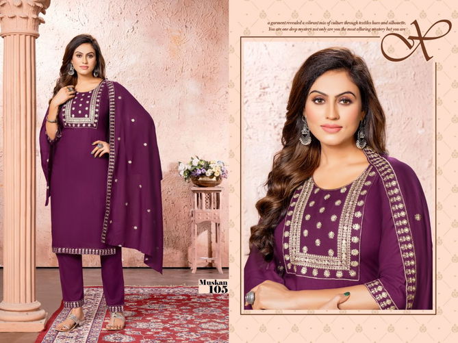 Beauty Queen Muskan 3 Festive Wear Ready Made Suit Collection